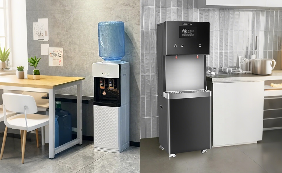 桶裝水與商用凈水器對比，探究企業(yè)飲水選擇哪個好？